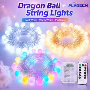 RGB Globe String Lights - 33FT 100LED Battery Operated with Remote, 8+ Color Modes & Timer, Fairy Lights for Bedroom, Living Room, Classroom, Dorm & Birthday Parties(Batteries not included)