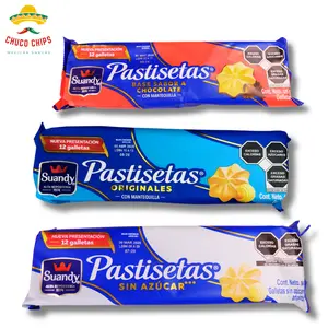 3 pack Pastisetas Original, Chocolate,Diamantes or Sin Azúcar butter cookies
