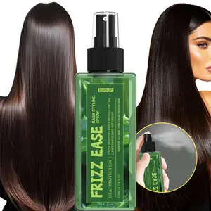 1PC-Frizz Ease, Hair Straightener Spray, Hair Detangler Spray, Daily Styling Spray, Haircare, Lightweight Formula, Smooths Knots, Safe For Color-Treated Hair, Safe For All Hair Types-150ml