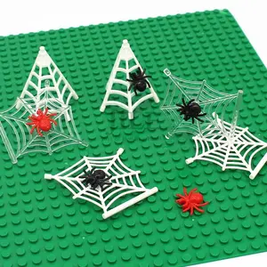 10pcs Moc Spider Web with Bar Half-Cone Shaped 90981 25895 25895 DIY Building Blocks Bricks Compatible Figure Assembles Toys