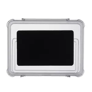 Clear Tablet Holder, Waterproof Tablet Storage Box, Rotatable Tablet Stand, Wall Mounted Tablet Holder, Tablet Accessories for Home Office