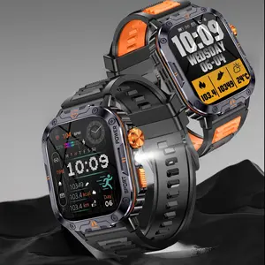 NX20 smart watch 2.0 HD large screen, Bluetooth, call reception, flashlight, outdoor sports watch, local music playback, voice assistant, health monitoring, multi-sport mode, Father's Day gift for couples men and women