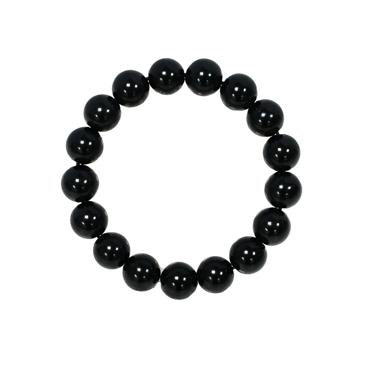 Obsidian Protection Bracelet & Chinese Feng Shui Black Beaded Jewelry