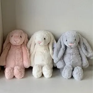 Bunny Jellycat Cute Plush, Soft Stuffed Rabbit, Fluffy Bunny Doll, Snuggly Gift for Baby, Girlfriend, Kids, Easter Basket Filler, Cozy Home Plush Decor
