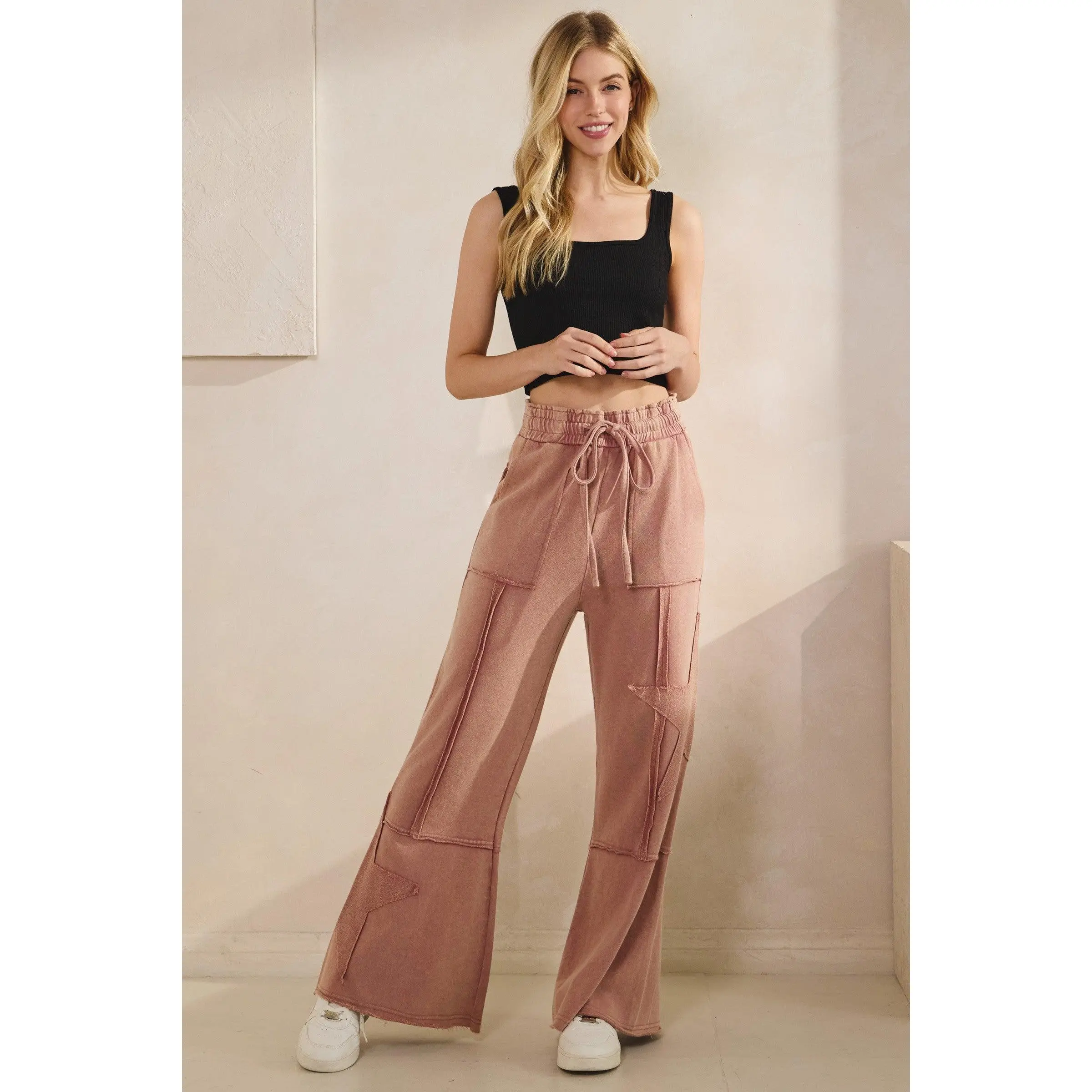 Mauve Stardust Pants