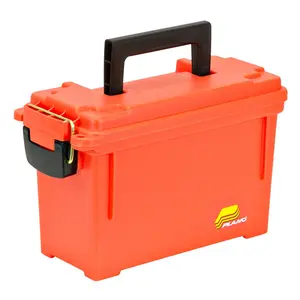212 MAIN Marine Emergency Dry Box - Orange Toolbox Storage Box with Brass Latch, Carry Handle for Water Sports, Kayaking
