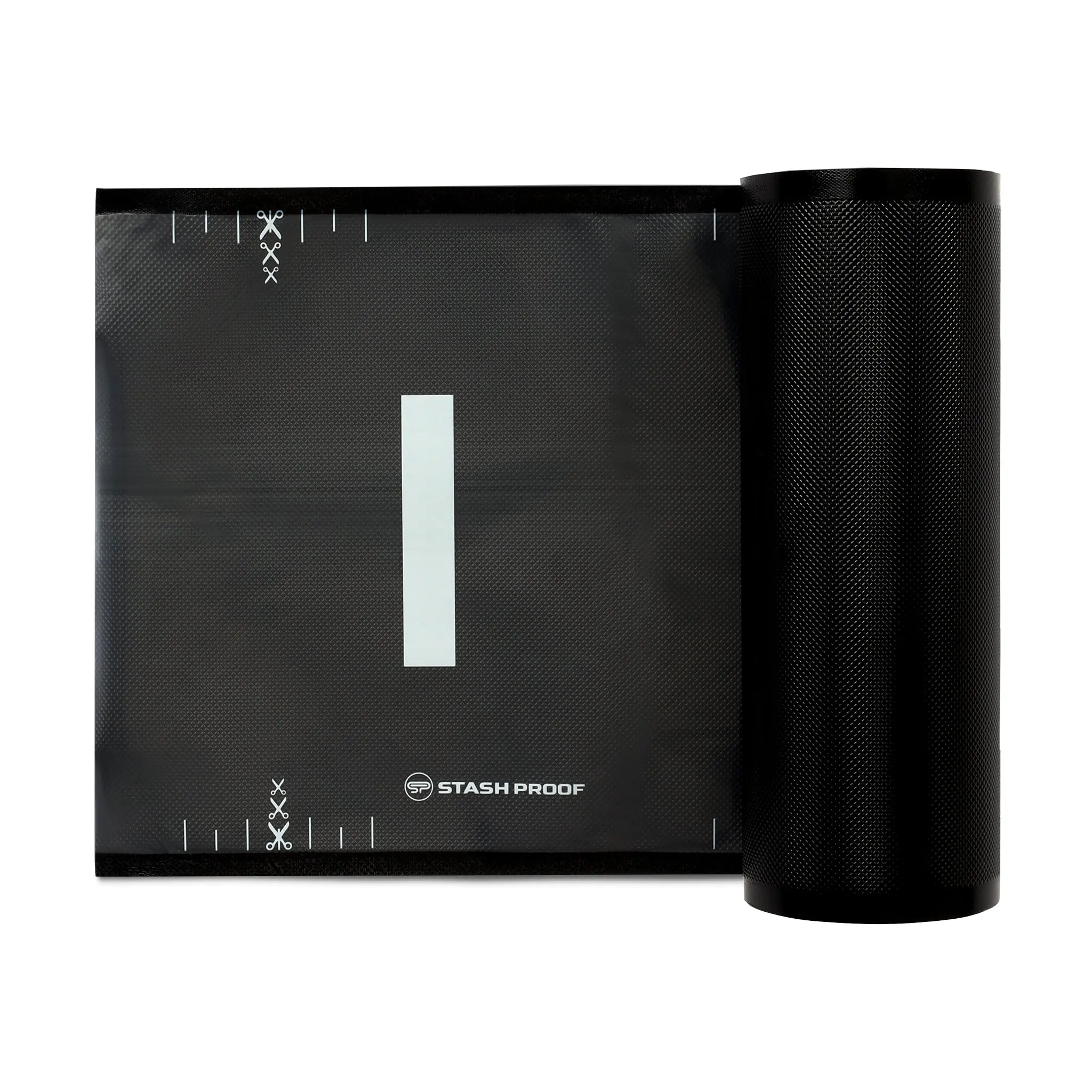 11" x 50' Vacuum Seal Rolls (Black and Clear) 2 Rolls