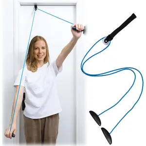 Shoulder Pulley Over The Door Physical Therapy System, Exercise Pulley, Alleviate Shoulder Pain and Facilitate Recovery from Surgery Waist Twist Core Ab Machine
