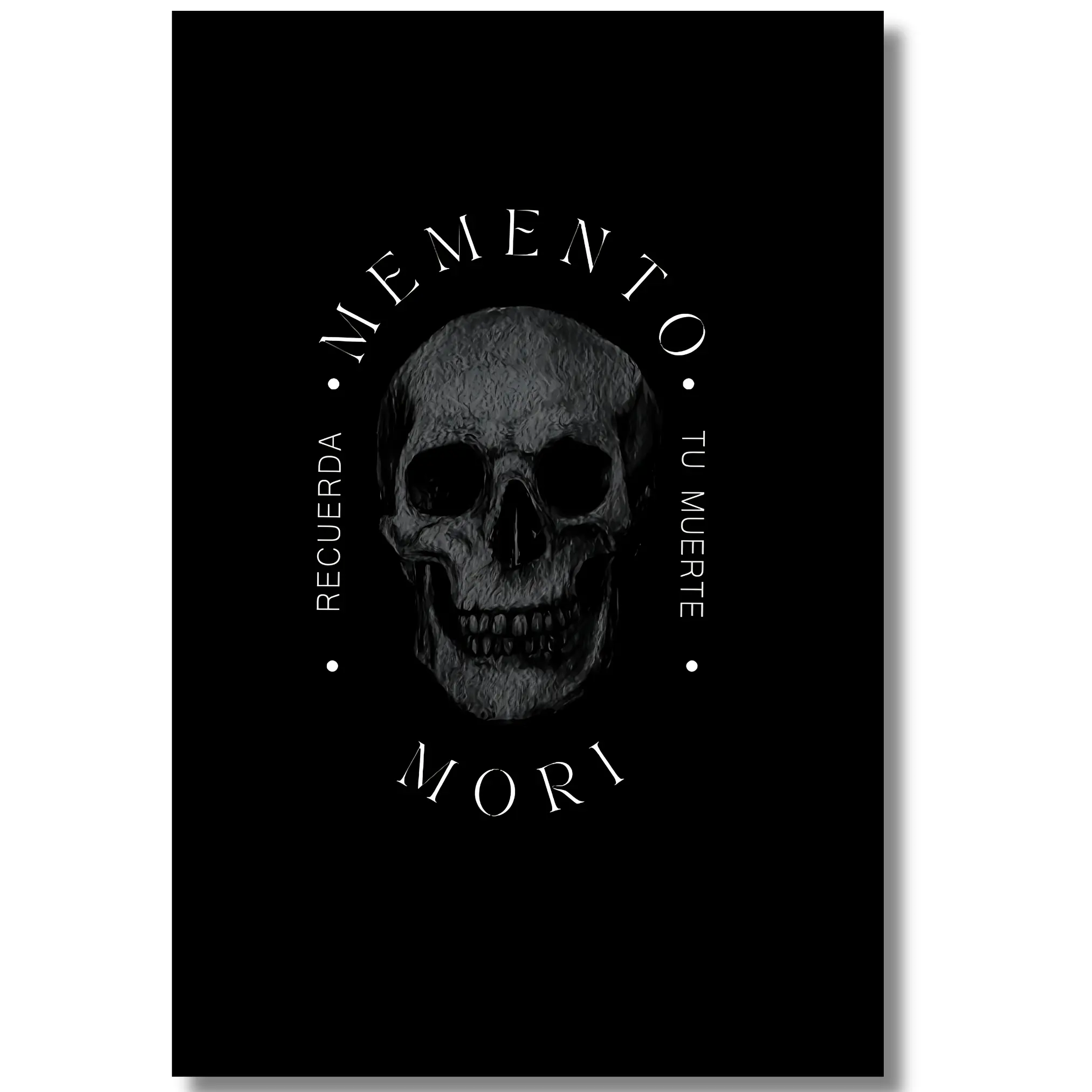 "Masculinity and Society Memento Mori Book, Spanish Edition - Recuerda tu Muerte, Daily Reminder of Mortality, Find Peace in Turbulence, Finding Strength"