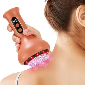 Electric massager, 9 suction modes, wireless charging, intelligent cupping massager, suitable for arms, legs, and back, Chargeable