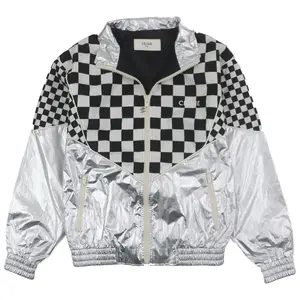 Pre-owned Celine Others Small Leather Goods Blouson Loose Checkerboard Jacket