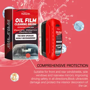 Car Windshield Cleaner Removes Bugs and Oil Stains Biodegradable Anti-Fog Windshield Brush