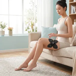 Portable Pilates massage patch for training, rechargeable; 6 modes with 18 intensity levels. Leisure Pilates patch designed for sports—a great choice for relaxing the body and mind, rechargeable.