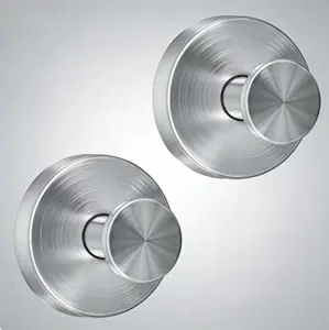 Suction Cup Hooks, Heavy Duty Vacuum Suction Hooks, No Drill Removable Wall Hooks for Hanging Towels, Robes, Kitchen Utensils, Rustproof Stainless Steel Shower Hooks for Bathroom, Kitchen, RV