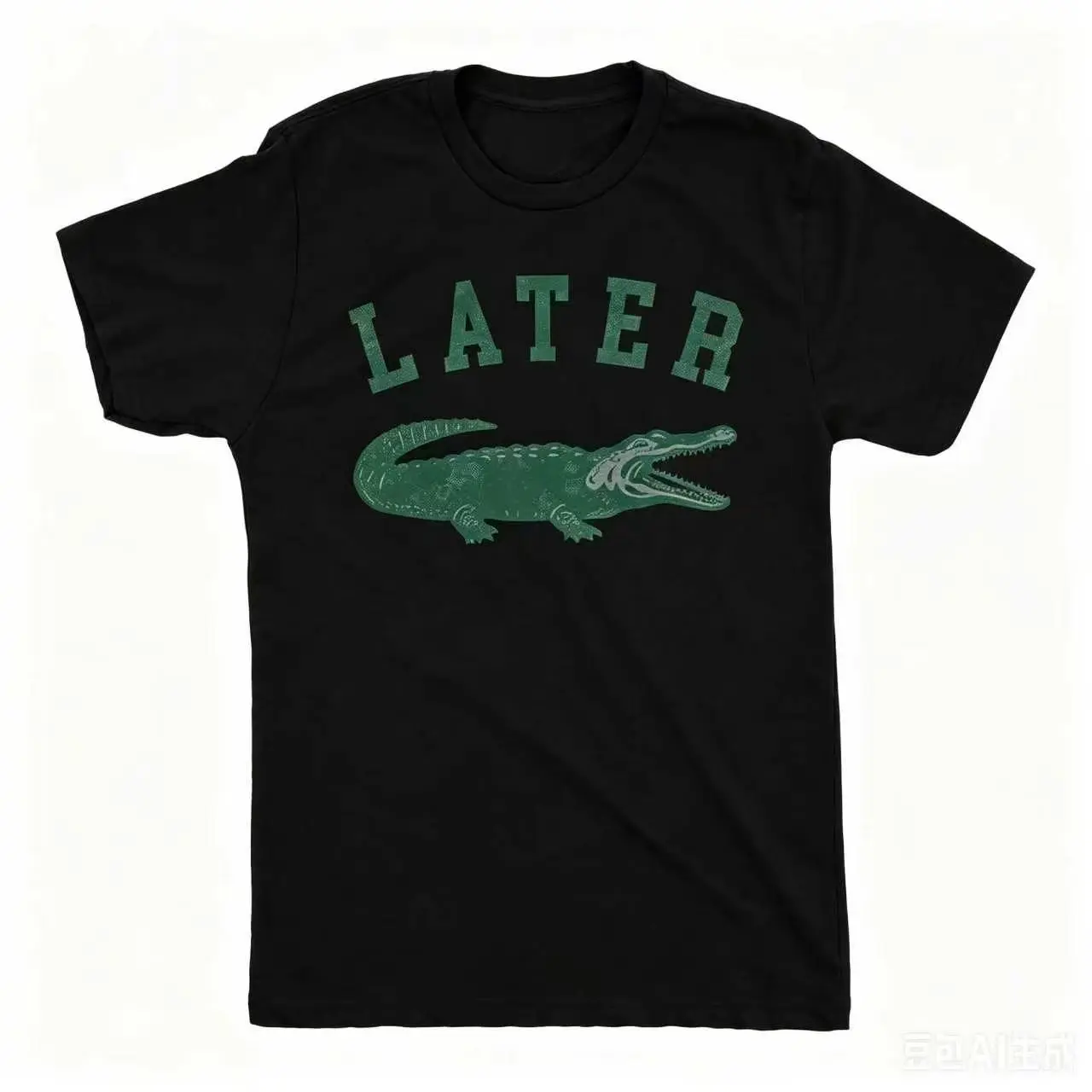 Mens Later Alligator T Shirt Funny Gator Joke Saying Tee for Guys Mens Funny T Shirts Cool Vintage Fashion T-Shirt Gift Classic Menswear Sarcastic Apparel for Men Funny Animal Short Sleeve Novelty Tees for Guys Dark Grey