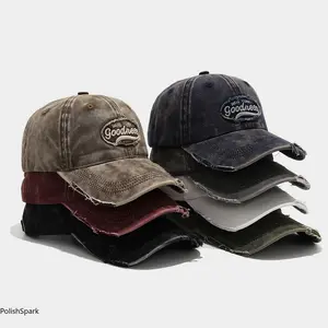 Vintage Distressed NYC Goodness Baseball Cap for Women Men – Y2K Aesthetic Frayed Edge Dad Hat | Washed Cotton Unstructured Low Profile Streetwear Sun Cap