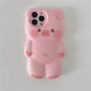 3D Super Cute Pig Phone Case