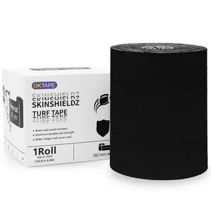 OK TAPE Football Turf Kinesiology Tape 1 Roll, Extra Wide Tape for Turf Burn, 4in x 21ft (16pcs) Kinesiology Tape Waterproof, Durable and Super Sticky