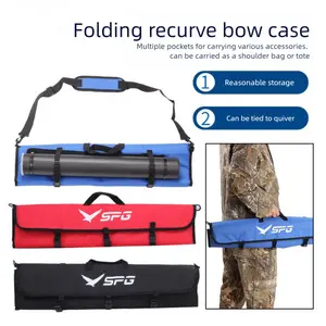 Organize Smart!Archery Bow Backpack – Fits Straight Pull Recurve & Arrow Quiver, Foldable & Portable. ​