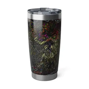 The Lions Den Vagabond 20oz Tumbler - Stainless Steel Drinkware with Spill-Resistant Lid