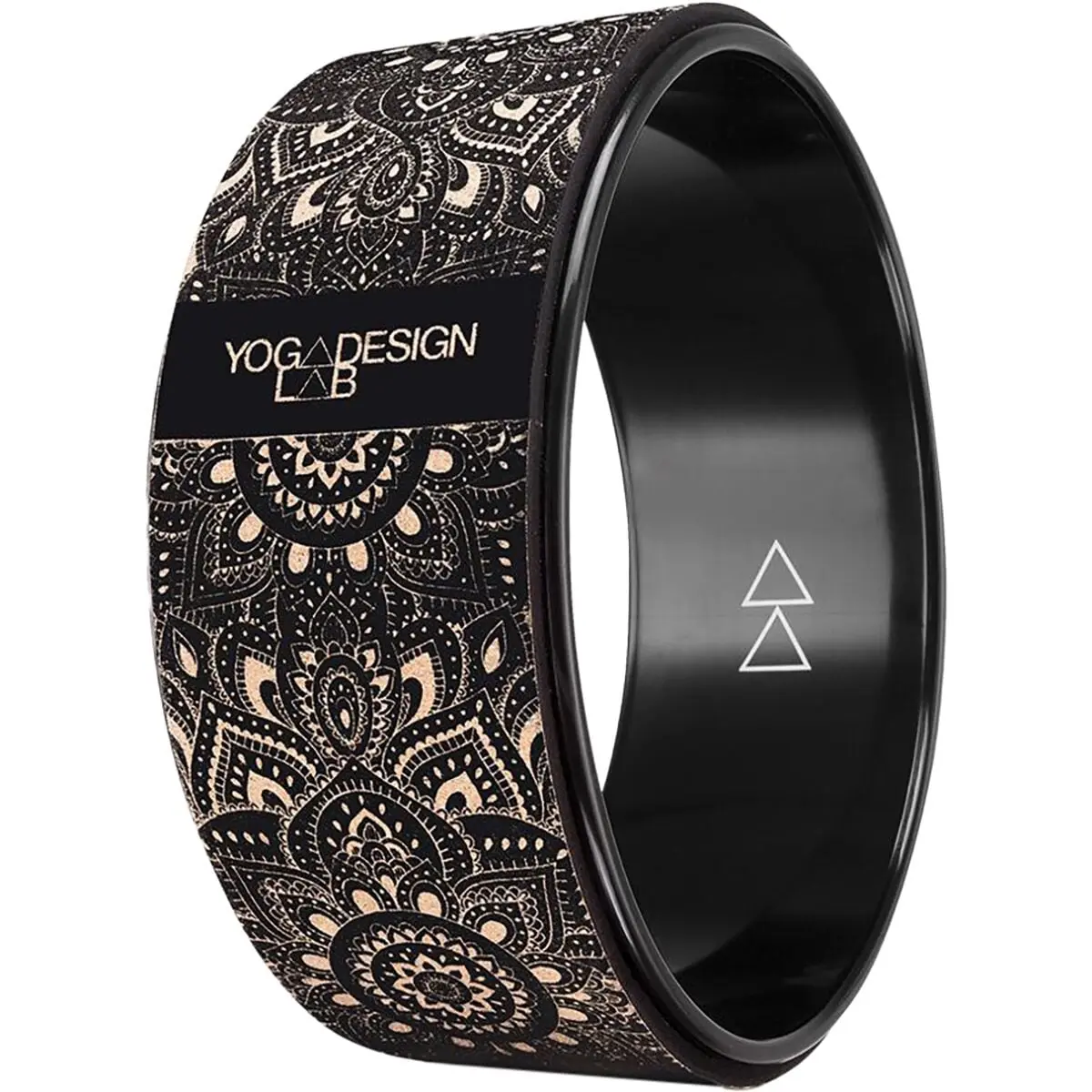 Yoga Design Lab Cork Yoga Wheel 13 Inches Diameter 5 Inches Width 550 lbs High-Density Inner Core Eco-Friendly Sustainably Sourced Cork