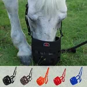 BARN & STABLE Horse Grazing Muzzle for Easy Breathe, Comfortable Muzzle Grazing for Horses with Adjustable Straps, Buckles, Suitable for Precaution of Laminitis