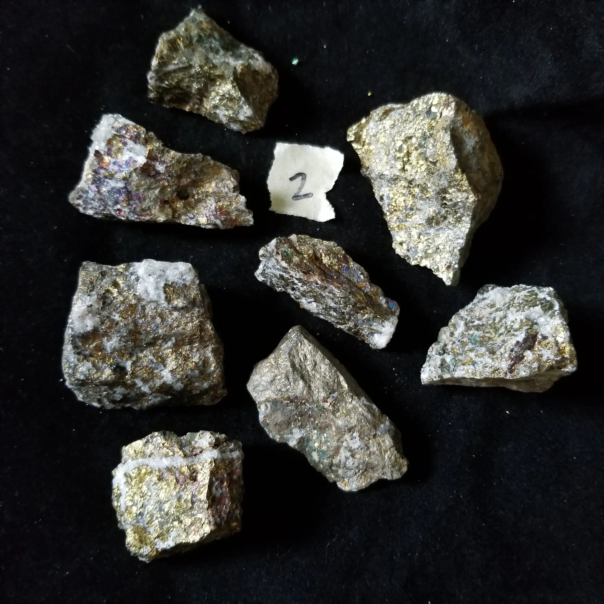 Rainbow Peacock Ore Pyrite raw healing gold shimmer crystal stones 1LB (LOT2)