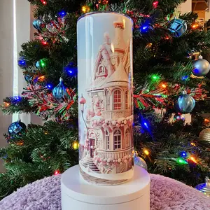 Pink Gingerbread 20oz Tumbler