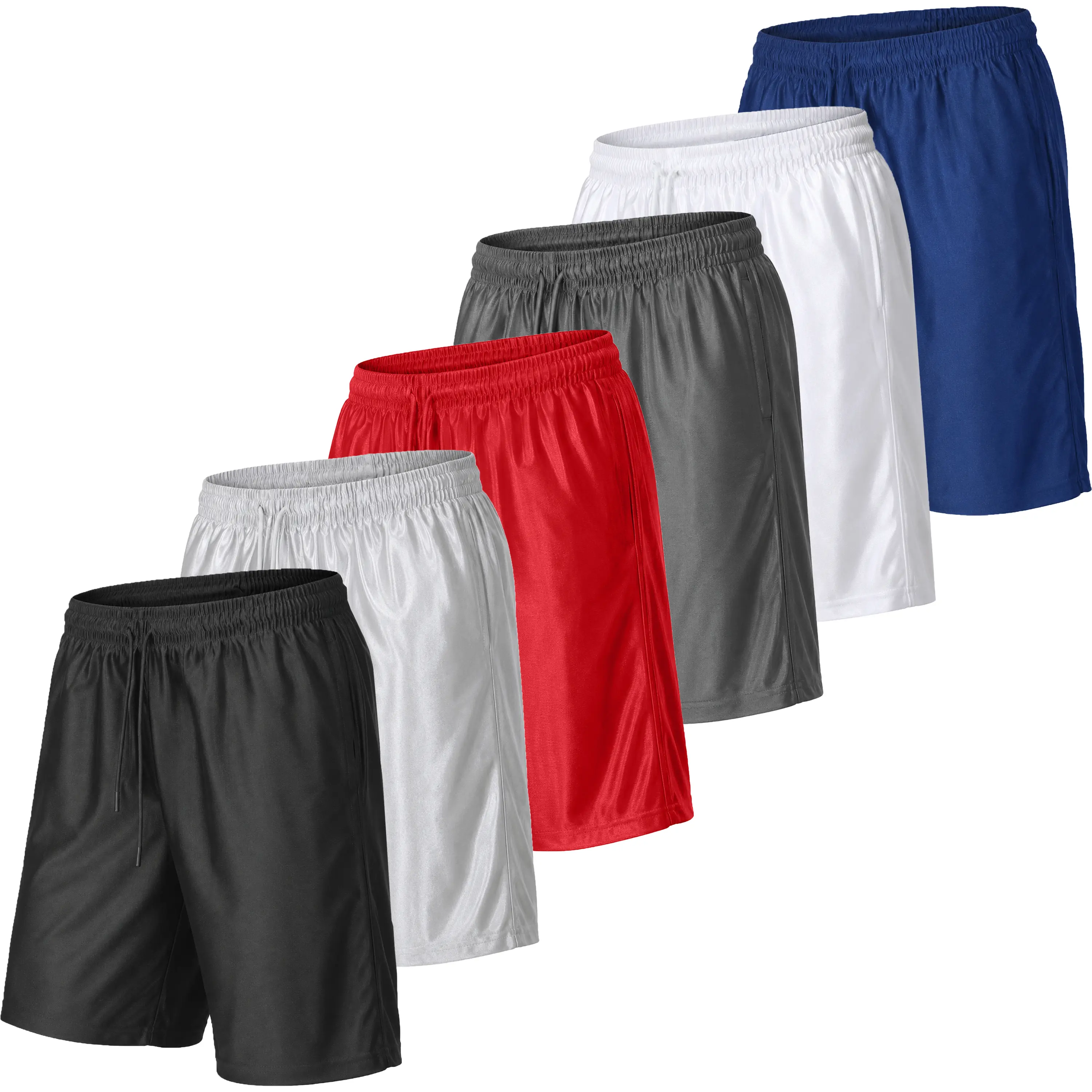 Men's 5-Pack Moisture-Wicking Performance Active Dazzle Shorts