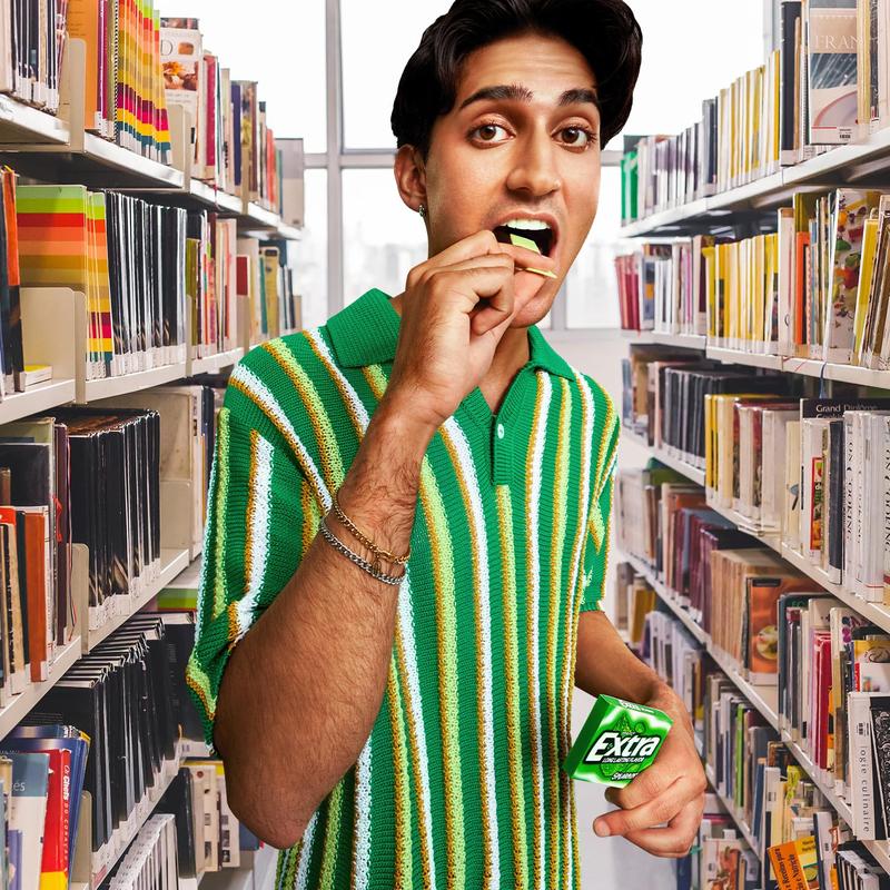 EXTRA Spearmint Sugar Free Gum Back To School Chewing Gum, 3 Pack Bulk Gum (45 Sticks Total