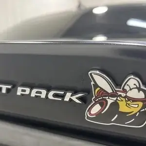 Suitable for SCATPACK Bee Car Logo 6.4L Bee Car Sticker Modified Body Leaf Plate Side Logo ABS Logo