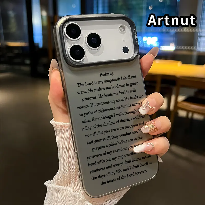 IMD Phone Case Compatible with  iPhone 17 Pro Max 16 Plus 15 14 13 12 11 XR Air E Divine Shepherd Psalm Hard PC Drop-Resistant Protective Cover Gift for Girl