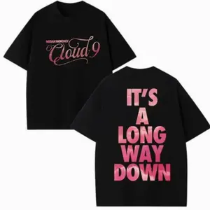 Megan Moroney Shirt, Cloud 9 Album Tour 2026 Pink Cloud Graphic Tee (Front & Back), Unisex Country Music Fan Merch Gift for Men, for Women 9