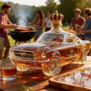 Creative Whiskey Bottle Set, Unique Design Wine Container, Perfect Gift for Whisky Lovers, Durable & Stylish Drinkware