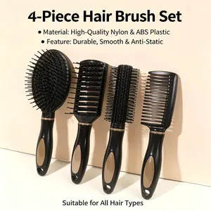 Hair Styling Tool Set, Anti-static Air Cushion Head Massage Comb, Hair Styling Tool for Home & Travel, Suitable for Women & Men