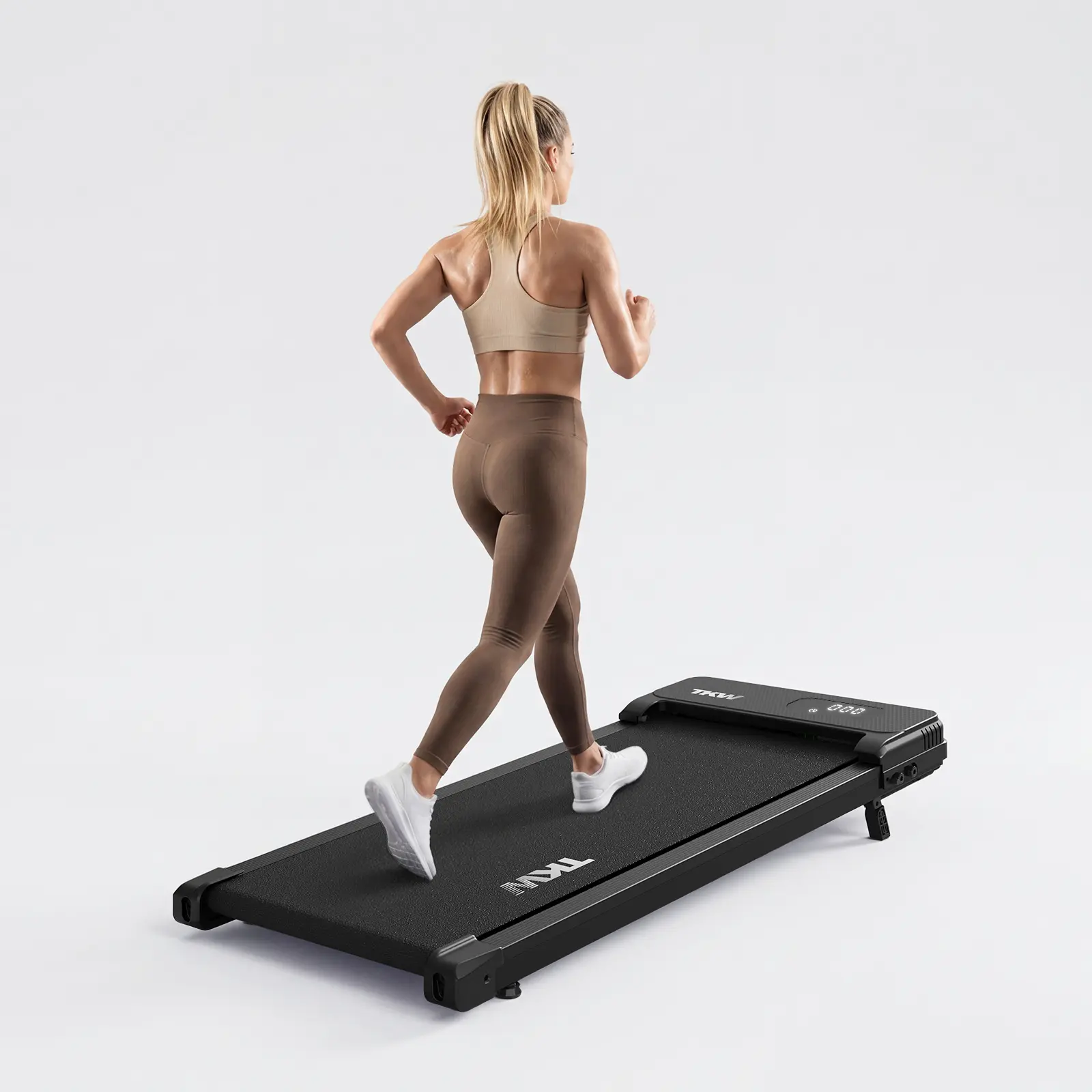 Walking Pad with 5% Incline, Easy Storage Walking  Pad , Remote Control Lightweight Under Desk Treadmills For Office