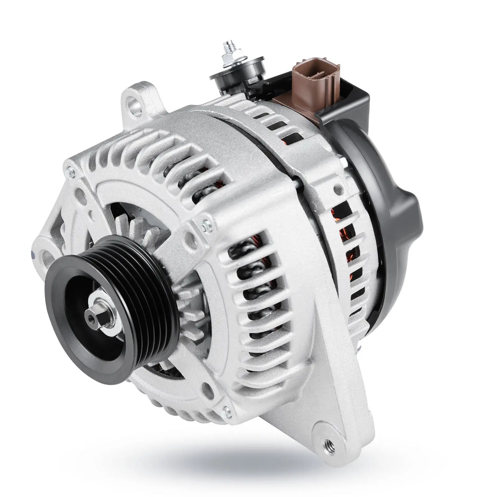 【Summerfinds】VEVOR Car Alternator 11032, Fit for Toyota Highlander V6 3.3L 2004-2007, Sienna 2004-2006, Lexus RX330 3.3L 2004-2006, Automotive Replacement Alternator 27060-0A100, 27060-0A130, AL3315X, 400-52140R