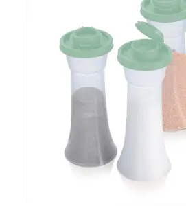 Early Roots Tupperware Hourglass Salt and Pepper Shakers | Large