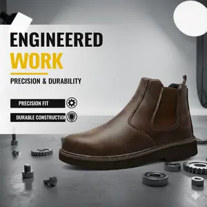 Steel Toe Work Shoes: Smash Proof, Puncture Proof, Built to Endure Harsh Working Conditions with Maximum Comfort