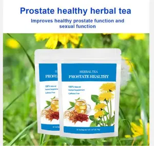 Men's Premium Prostate Care Tea Natural Organic Herbs Traditional Chinese Formula for Healthy Prostate Balance Beverages Day Drinkrose Tea Bag 2 oz Caffeine Free Herbal