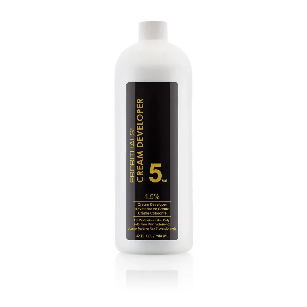 Prorituals 10 Volume Hydrogen Peroxide Cream Developer - 33oz (975ml) Haircare Product, Bleaching Formula for Hair Highlights & Toning, Equal-Part Mix Multi-Use Application