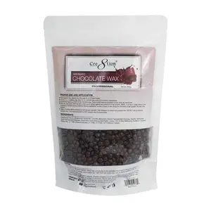 Cre8tion Hard Chocolate Bean Hard Wax Microbeads, 14oz 500ml Solid Hair Removal Wax for Body Care Cosmetics