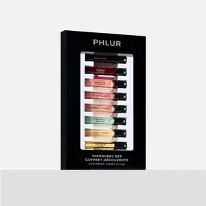 PHLUR Fragrance Discovery Set - 8 x 2mL Eau de Parfums - Perfume Sample Set ft. NEW Cherry Stem, Honey Moon, & Afterglow