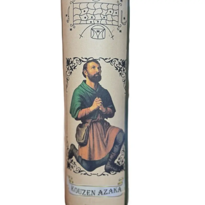 Kouzen Azaka 7 Day Candle with Veve