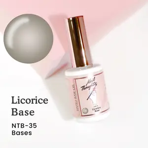 Kokoist X Nail Thoughts Tinted Base Gel - NTB-35 LICORICE BASE Builder Gel Base