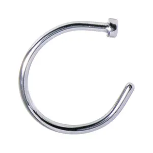 20 Gauge 5/16 Stainless Steel Nose Hoop 20 Gauge 5/16 Stainless Steel Nose Hoop
