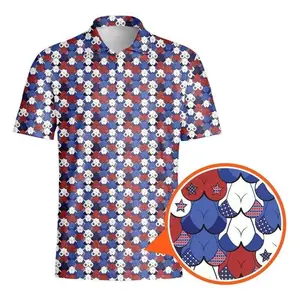 American Tatas Funny Golf Polo Shirt - Quick-Dry, Breathable Athletic Menswear, Perfect Gift for Men,