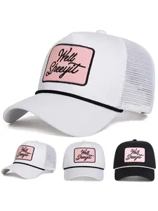 Unisex Well Sheeyit Mesh Baseball Cap, Adjustable Sun Protection Casual Hat for Spring & Fall, Outdoor Travel Beach Vacation