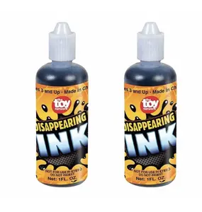 Disappearing Ink Prank Bottles, 2-Pack 1oz Each, Novelty Gag Toy for Practical Jokes