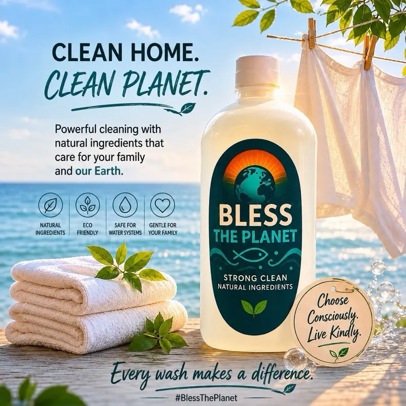 Bless The Planet Luxury Laundry Soap Unscented